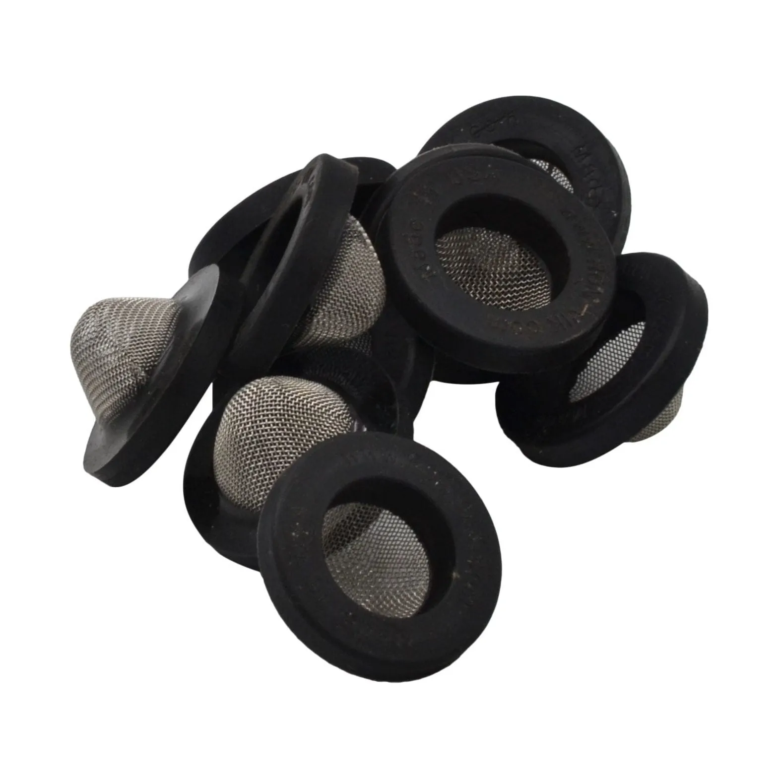 10 Hose Filters with Rubber Sealing Washers & 304 Stainless Steel Filter Screen