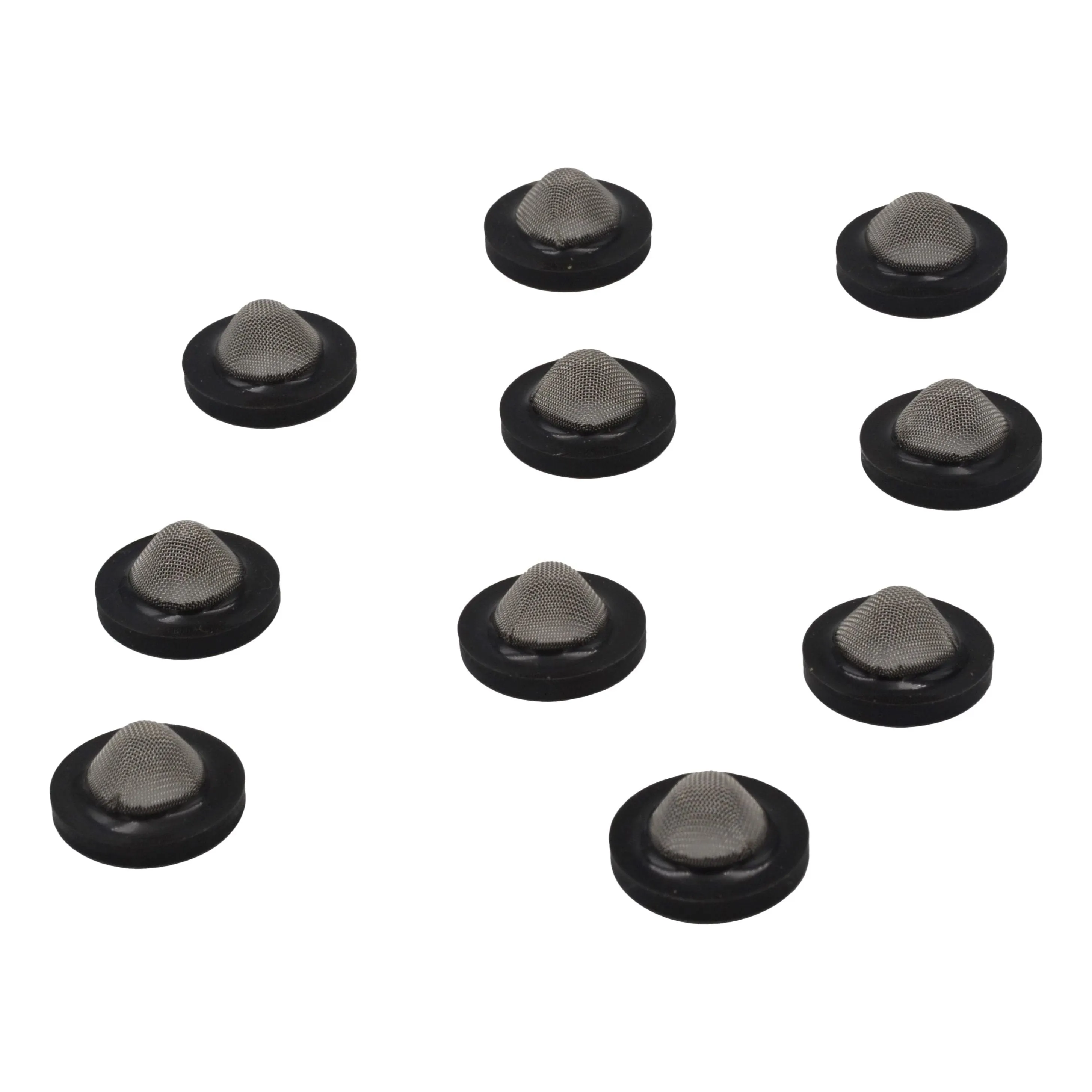 10 Hose Filters with Rubber Sealing Washers & 304 Stainless Steel Filter Screen
