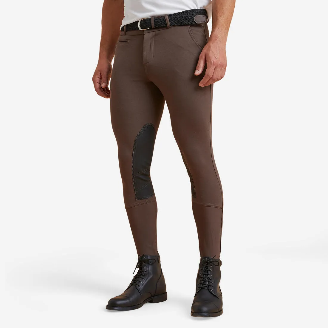 140 Horse Riding Grippy Patch Jodhpurs - Navy