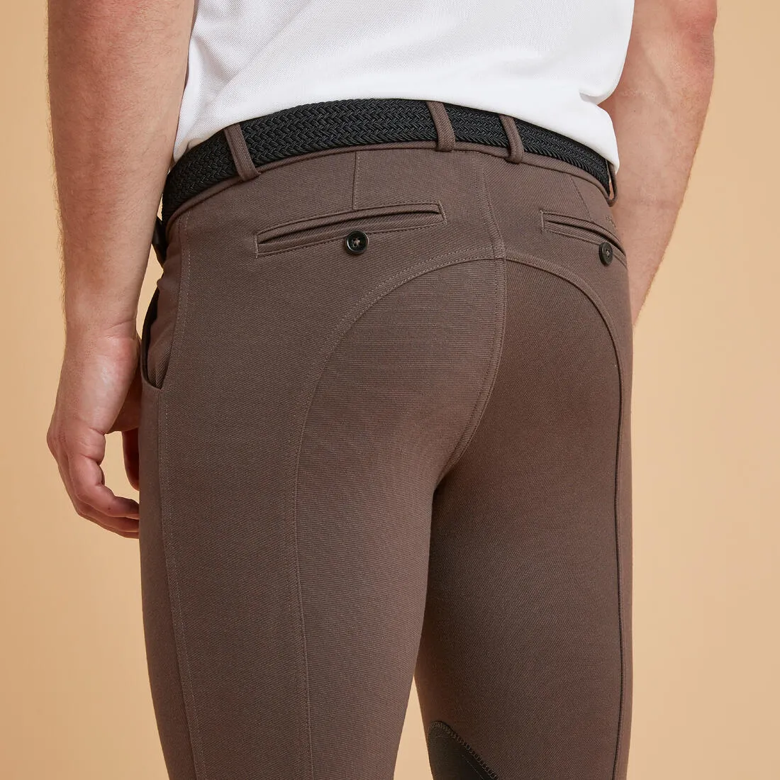 140 Horse Riding Grippy Patch Jodhpurs - Navy