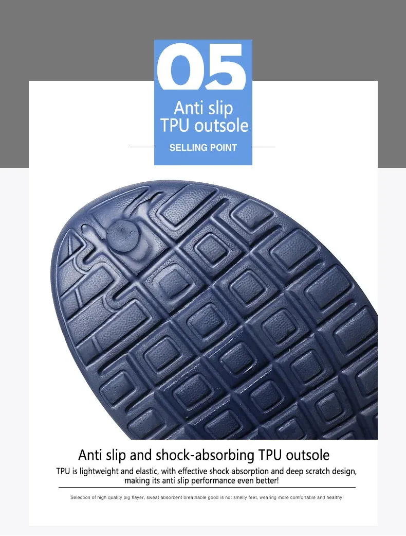 36-47 Summer Couples Sandals Men Outdoor Garden Clogs Hole Male Casual Shoes Fashion Water Shoes Comfort Home Soft Slippers