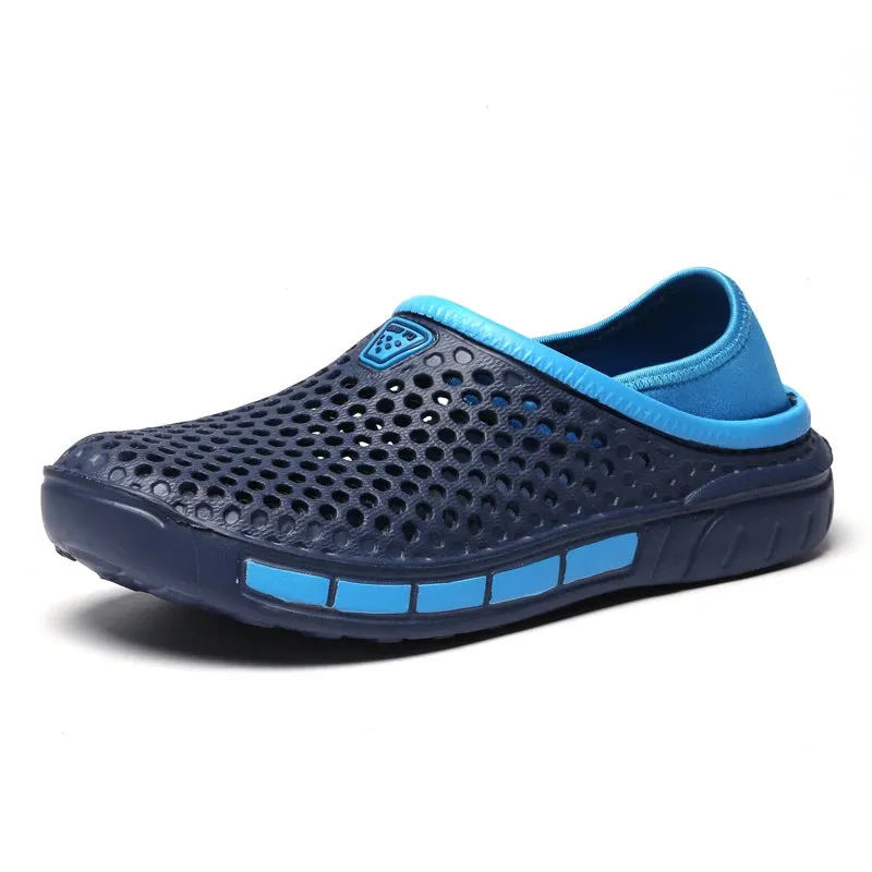 36-47 Summer Couples Sandals Men Outdoor Garden Clogs Hole Male Casual Shoes Fashion Water Shoes Comfort Home Soft Slippers