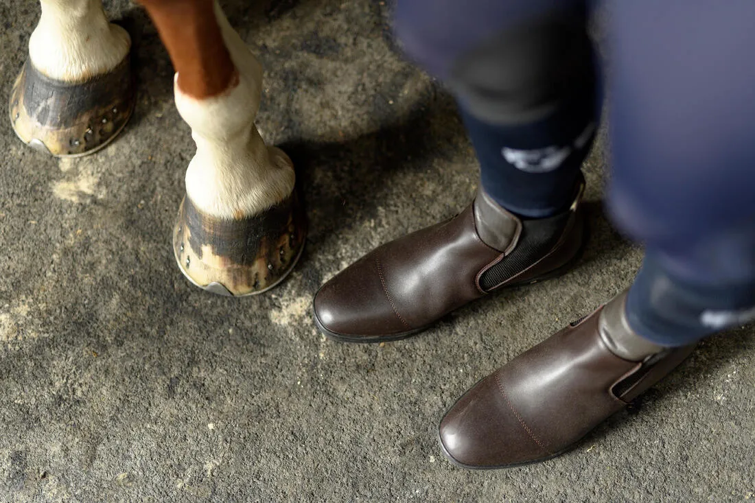 560 Adult Horse Riding Leather Jodhpur Boots