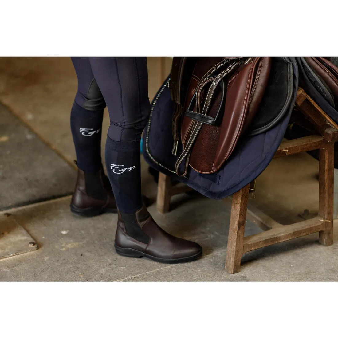 560 Adult Horse Riding Leather Jodhpur Boots