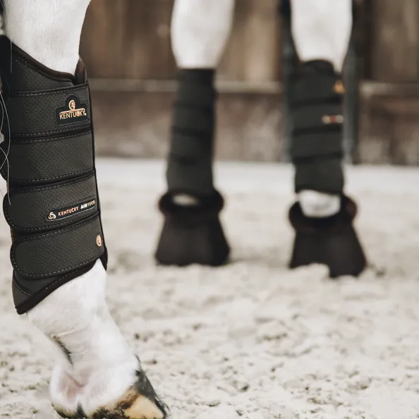 Air Tech Eventing Boots Hind - Brown