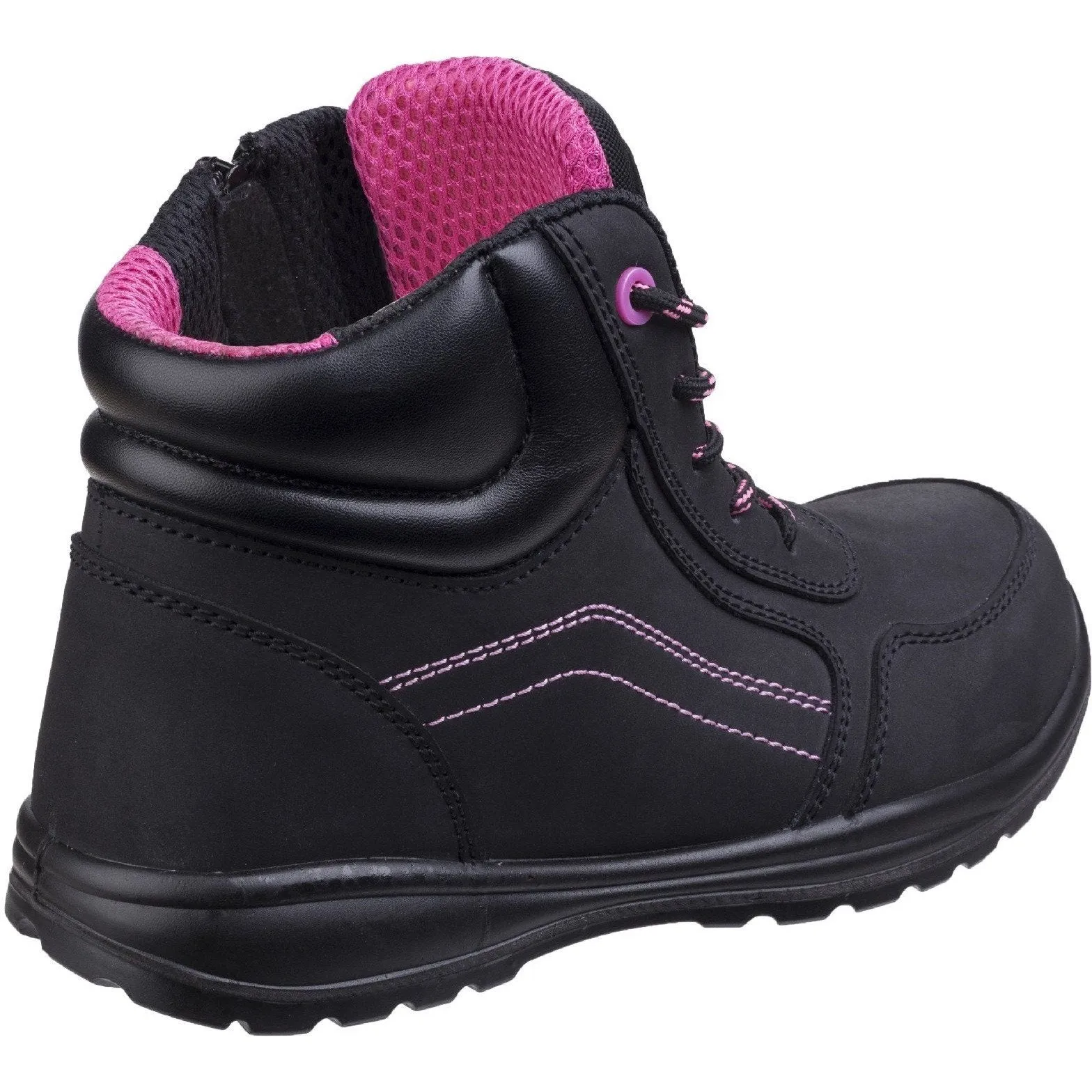 Amblers AS601 Lydia S1 Women's Safety Boot with Side Zip | Composite Toe Cap