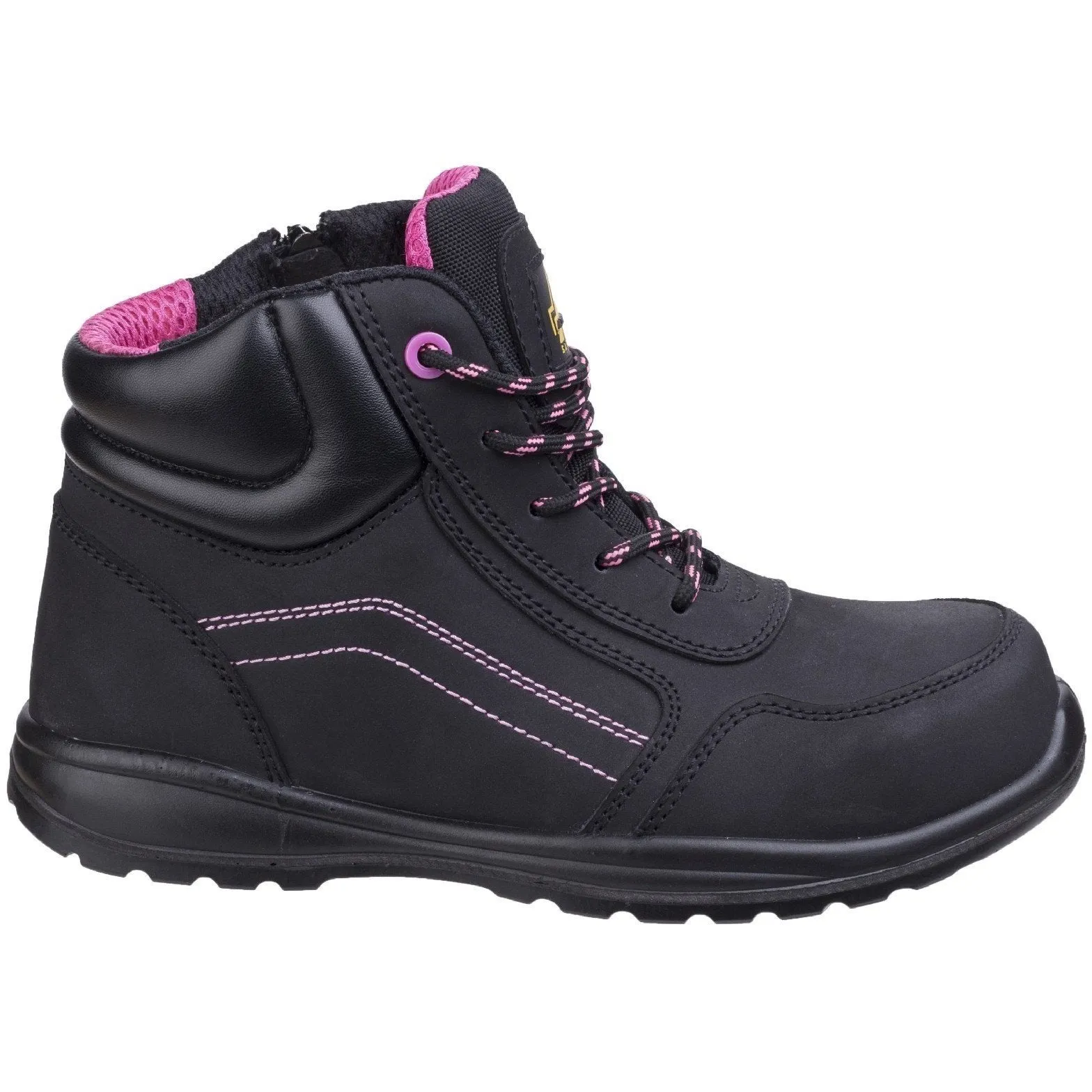 Amblers AS601 Lydia S1 Women's Safety Boot with Side Zip | Composite Toe Cap