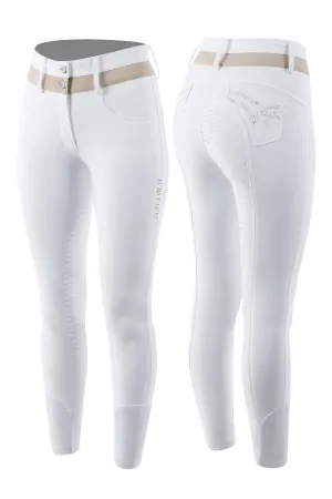 Animo Nuuk Full Grip 22W Women's Riding Breeches - White