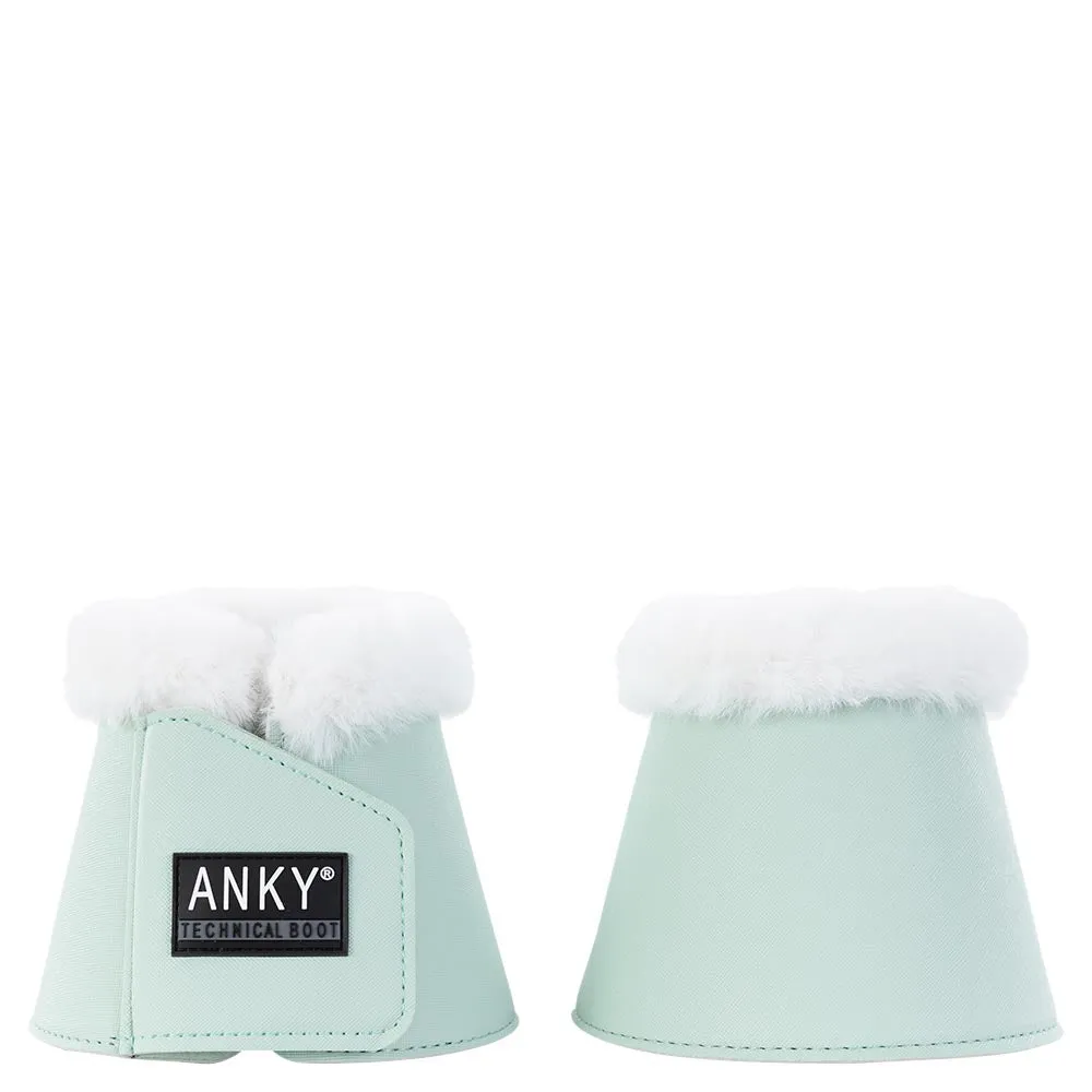 Anky Frosty green sheepskin overreach boots