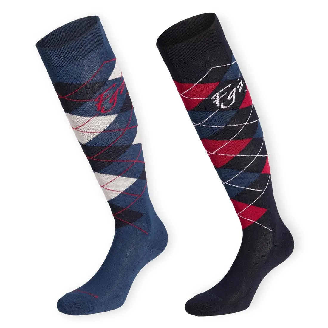 Argyle Adult Horse Riding Socks