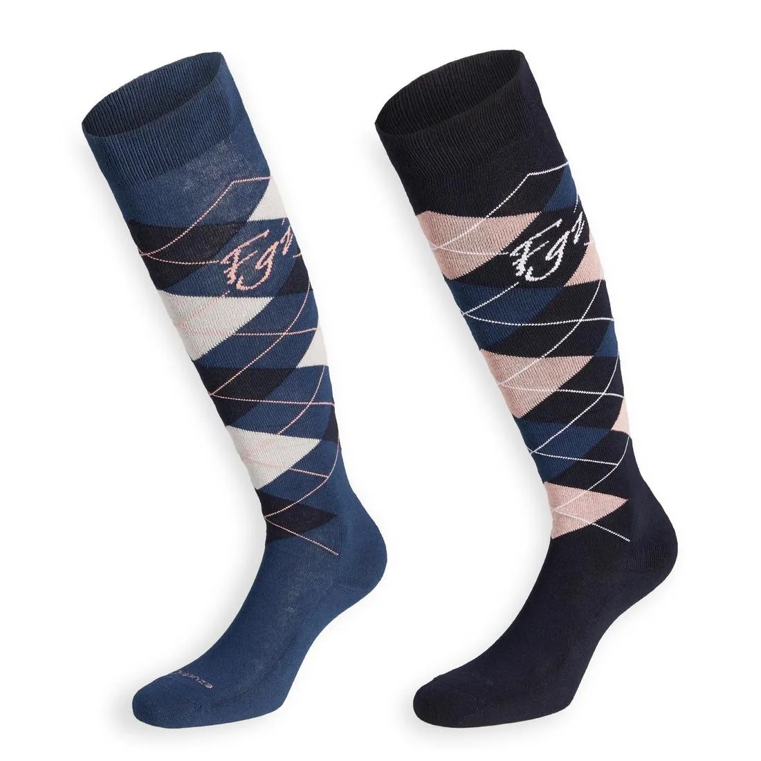 Argyle Adult Horse Riding Socks
