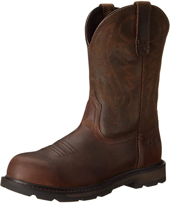 ARIAT Men's Groundbreaker Pull-on Steel Toe Work Boot! Sz 11! Retails $199 w/tax!