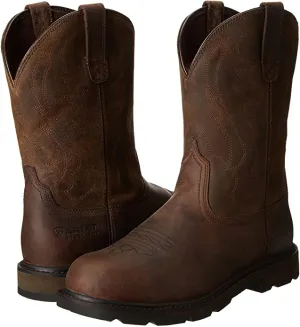 ARIAT Men's Groundbreaker Pull-on Steel Toe Work Boot! Sz 11! Retails $199 w/tax!