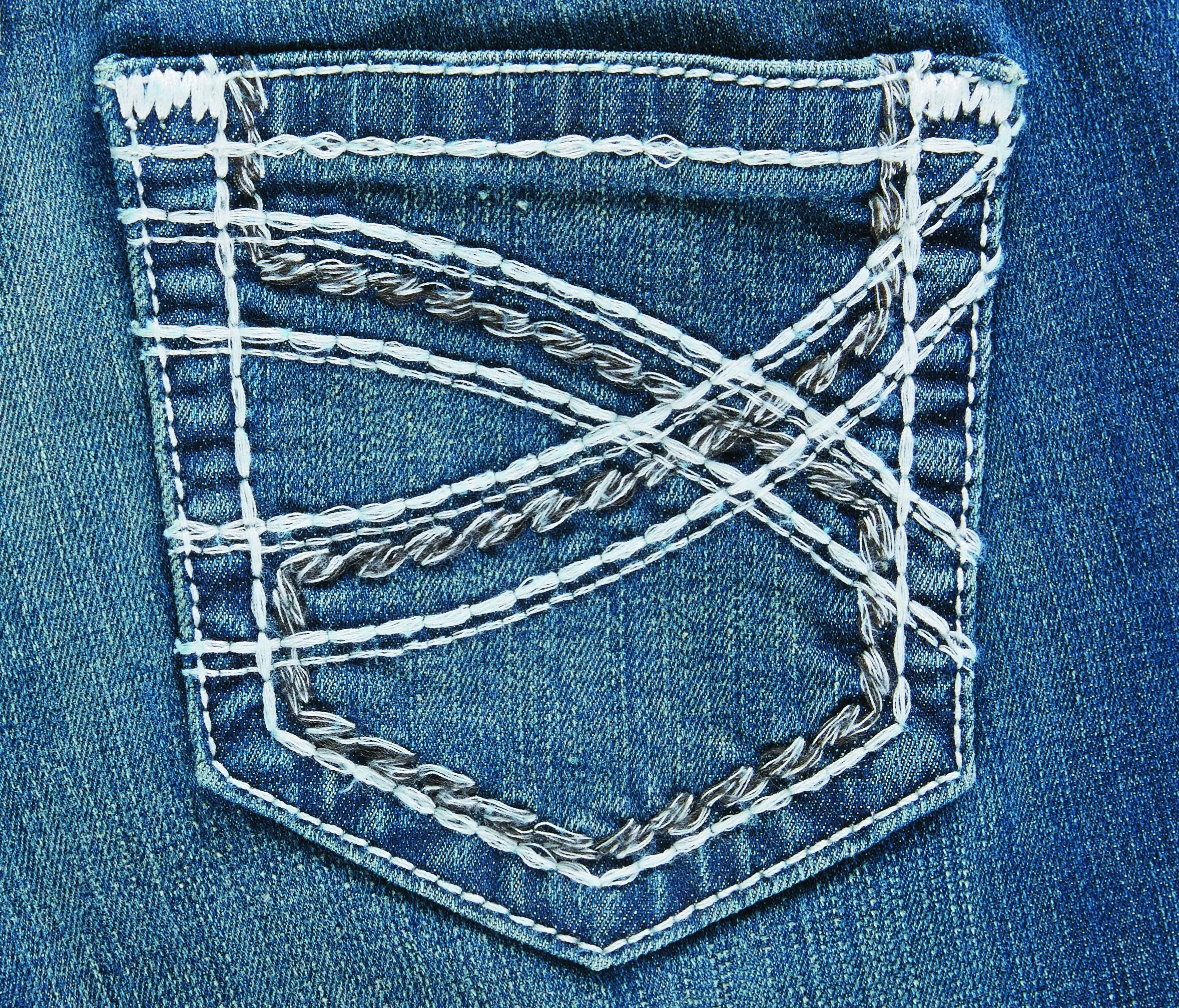 Ariat Womens R.E.A.L. Boot Cut Mid Rise Stretch Entwined Jeans