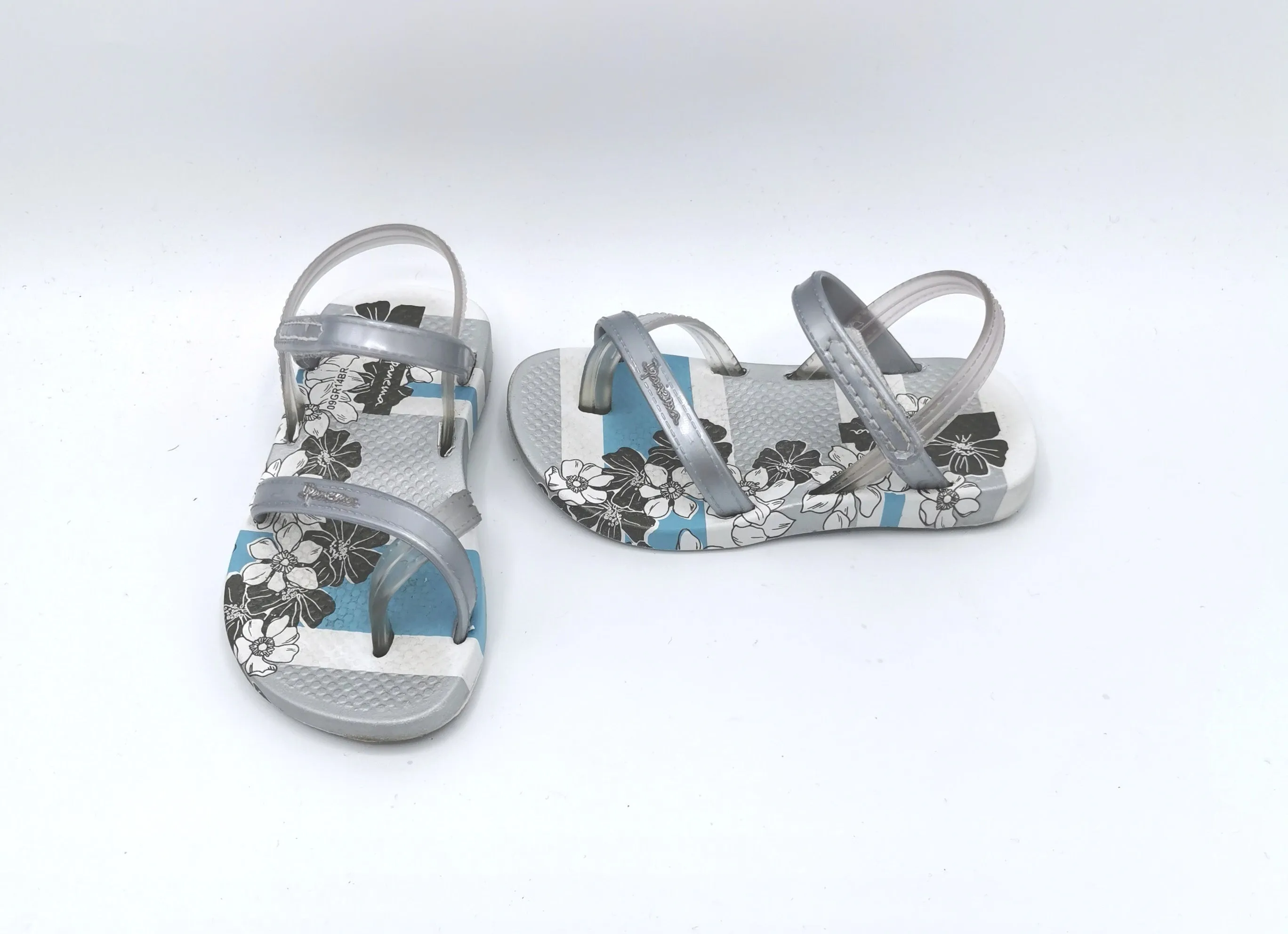 BABY GIRL SIZE 5 TODDLER - IPANEMA Floral, Velcro Sandals VGUC B39