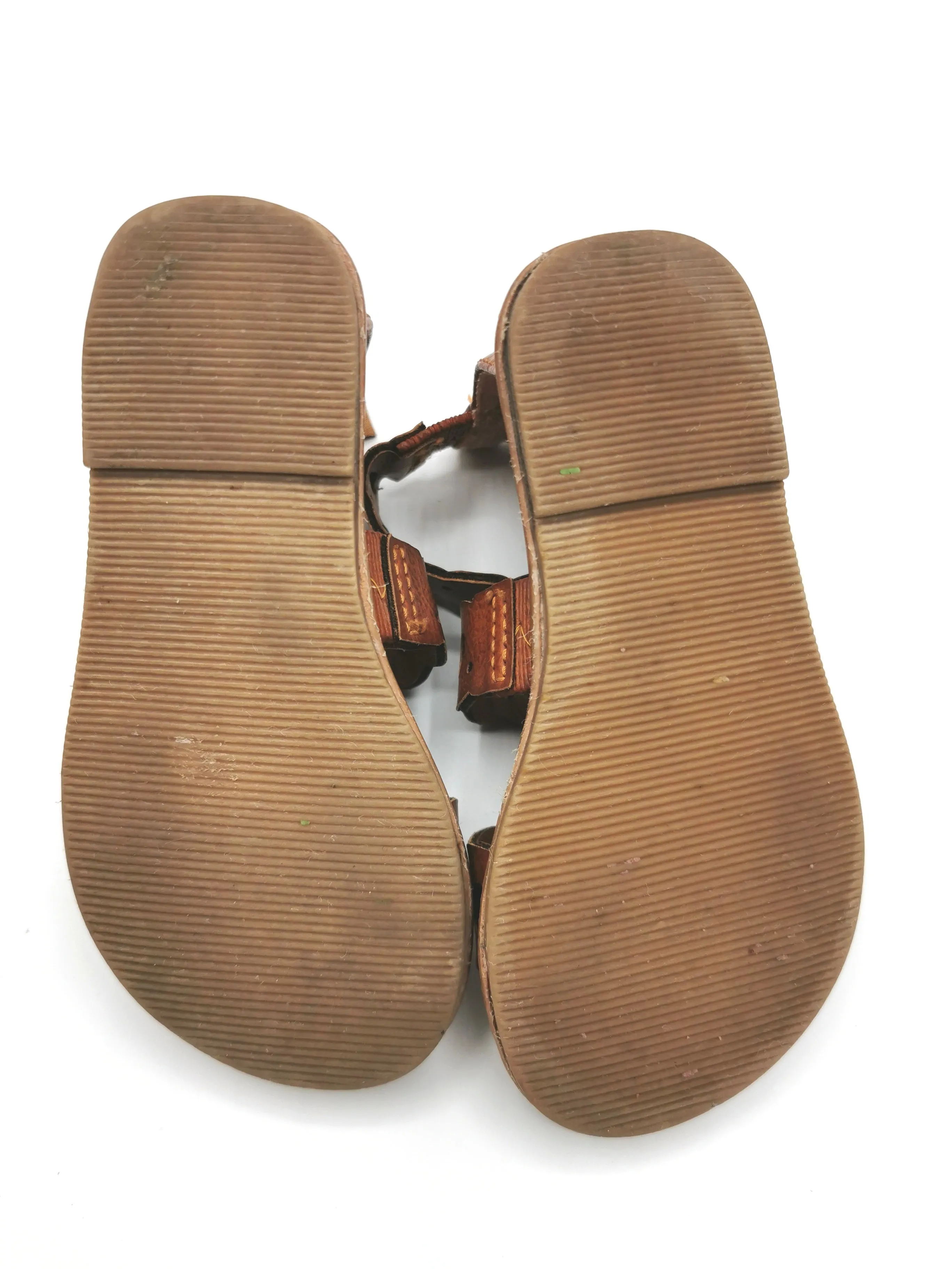 BABY GIRL SIZE 6 TODDLER - Baby GAP, Brown, Zippered Gladiator Boho Sandals VGUC B13