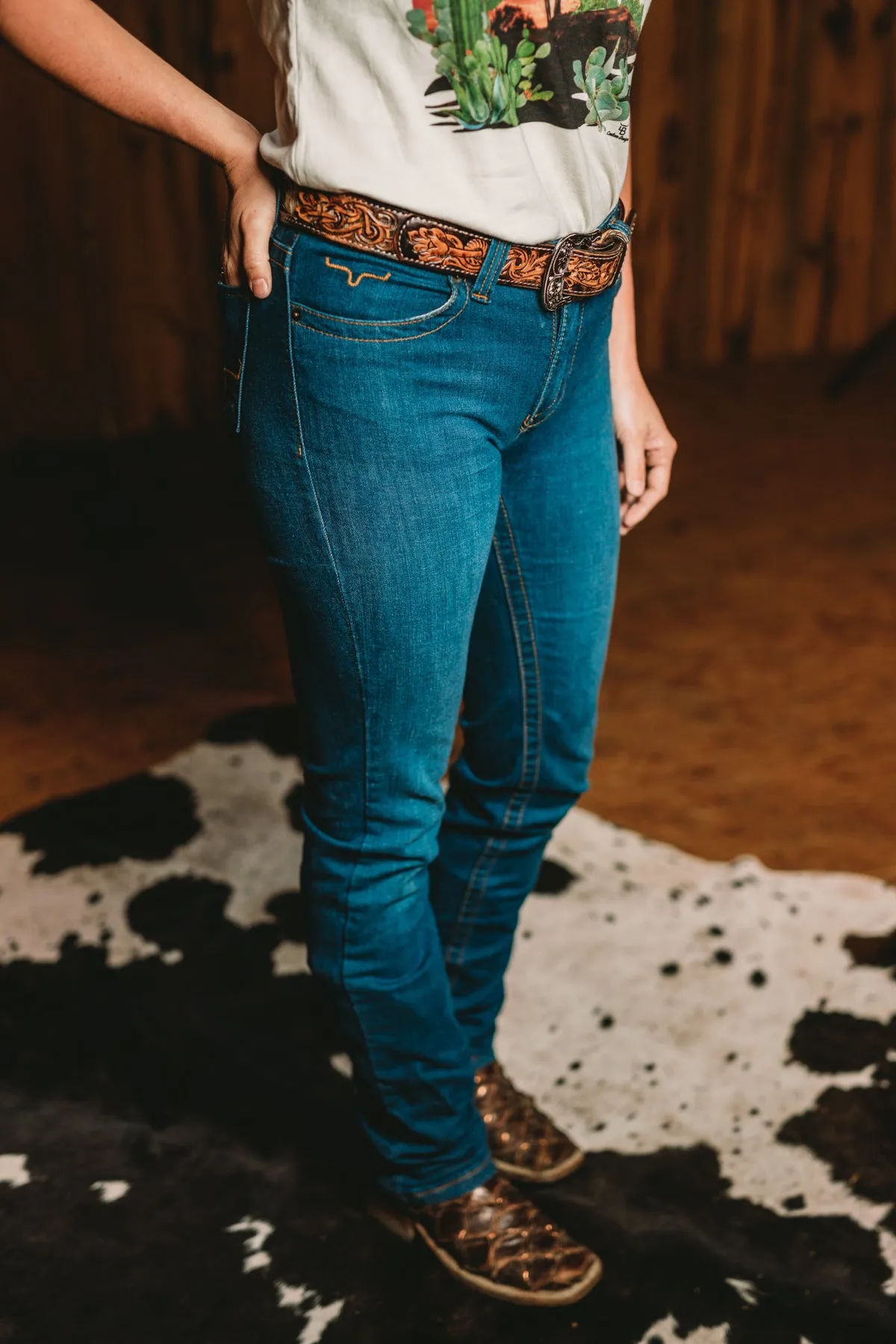 Betty 17 Premium Perfect Rise Straight Leg Jean by Kimes Ranch
