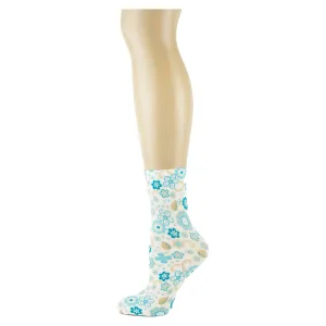 Blue Ditsy Daisy Anklets