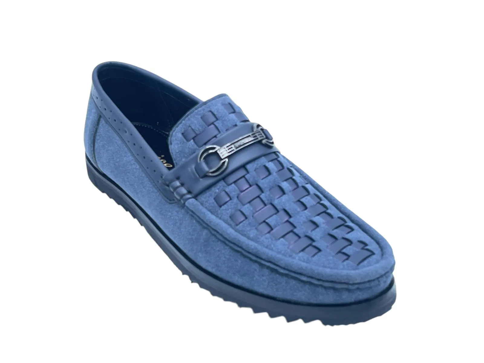 Blue Suede Proi Loafer