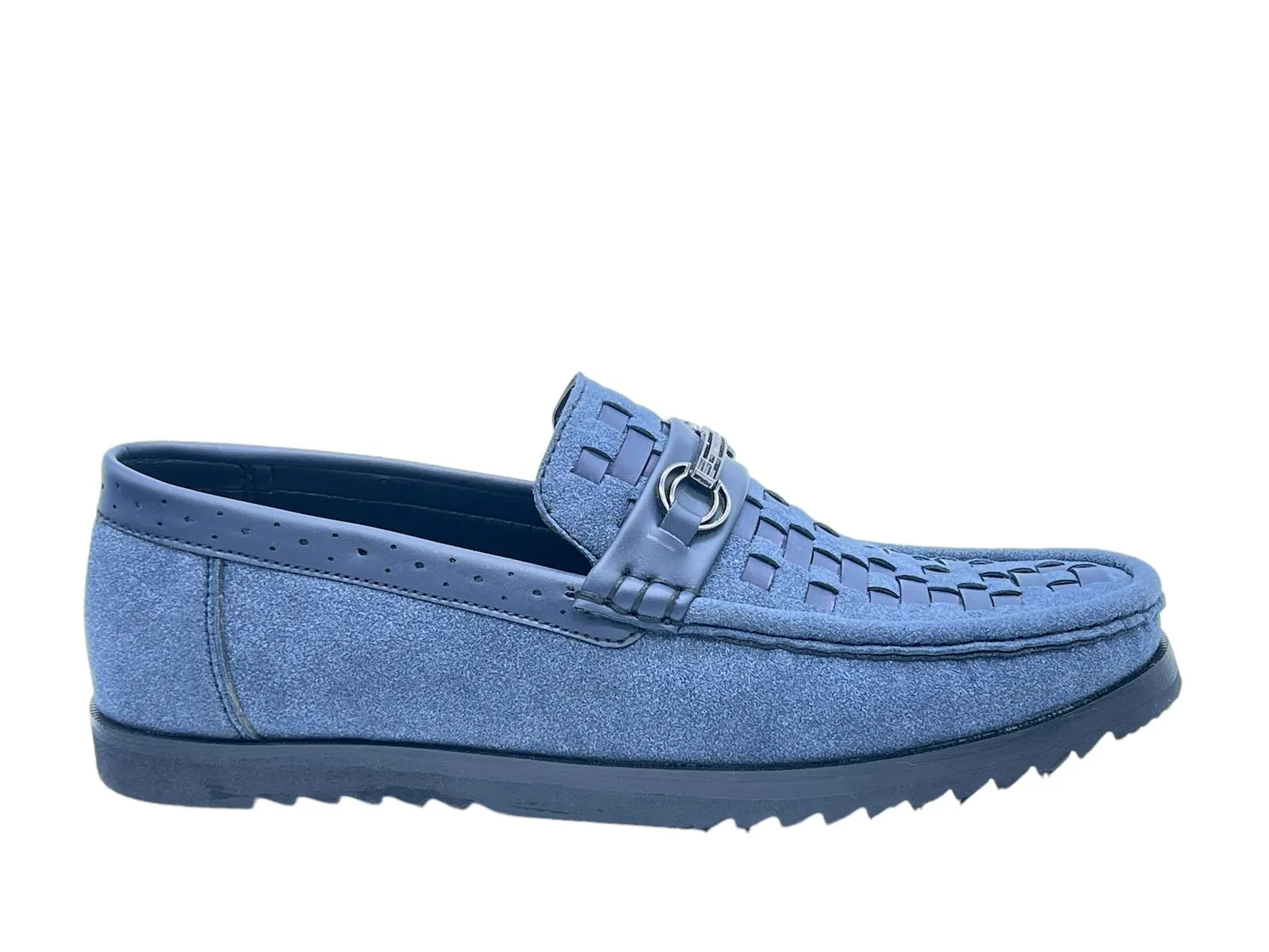 Blue Suede Proi Loafer