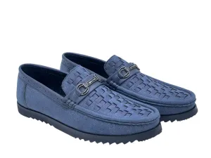 Blue Suede Proi Loafer