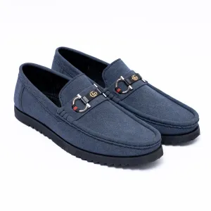 Blue Suede Sophisticated High Sole