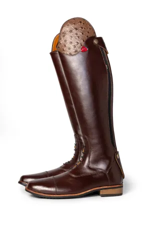Bonolo Curve Ostrich Print Ladies Long Riding Boot