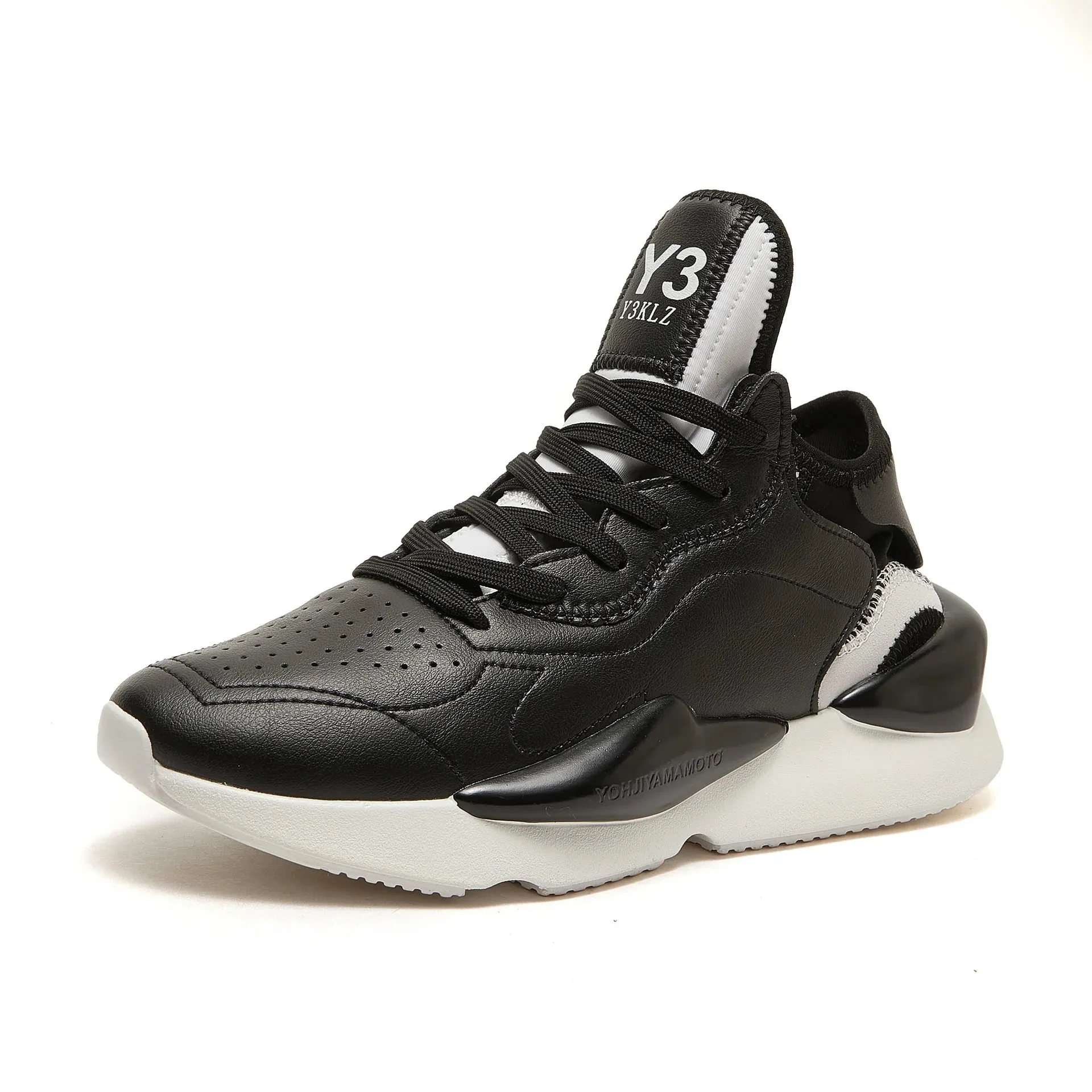 Chaussures luxe chic haute couture Y3 - 2025 / 2025New Sneakers Luxury Brands fashion leisure men and women shoes leather sports running shoes KGDB Y3 lovers Designer shoes NY