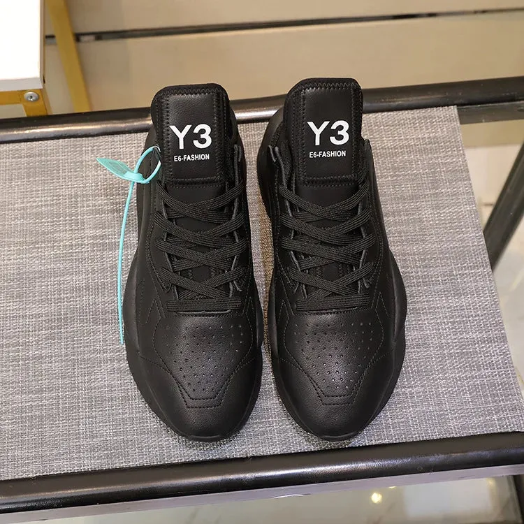 Chaussures luxe chic haute couture Y3 - 2025 / 2025New Sneakers Luxury Brands fashion leisure men and women shoes leather sports running shoes KGDB Y3 lovers Designer shoes NY