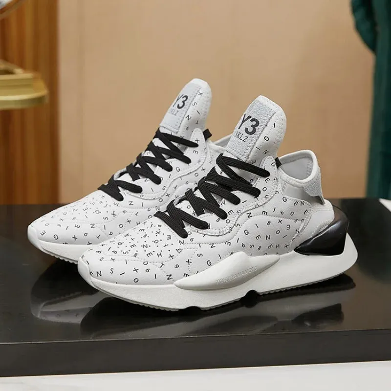 Chaussures luxe chic haute couture Y3 - 2025 / 2025New Sneakers Luxury Brands fashion leisure men and women shoes leather sports running shoes KGDB Y3 lovers Designer shoes NY
