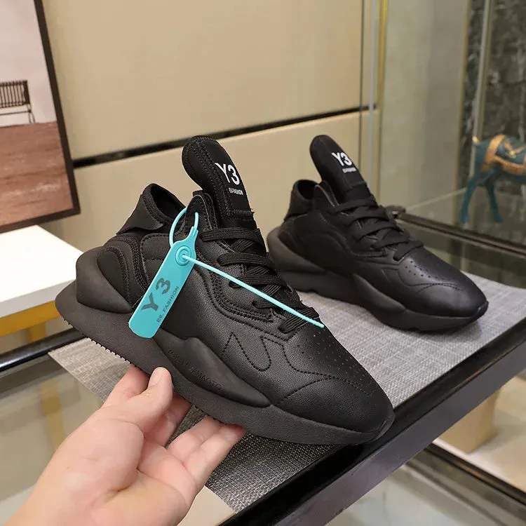 Chaussures luxe chic haute couture Y3 - 2025 / 2025New Sneakers Luxury Brands fashion leisure men and women shoes leather sports running shoes KGDB Y3 lovers Designer shoes NY