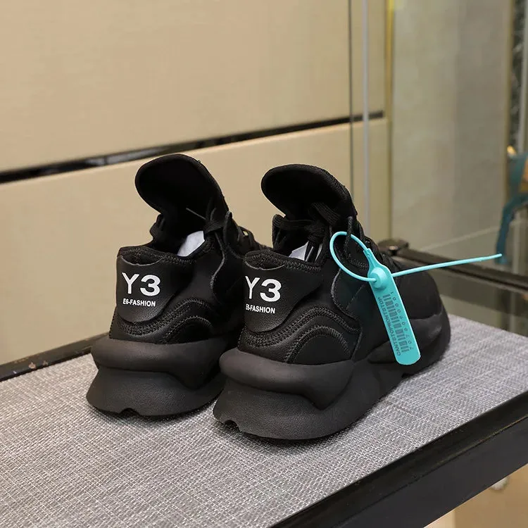 Chaussures luxe chic haute couture Y3 - 2025 / 2025New Sneakers Luxury Brands fashion leisure men and women shoes leather sports running shoes KGDB Y3 lovers Designer shoes NY