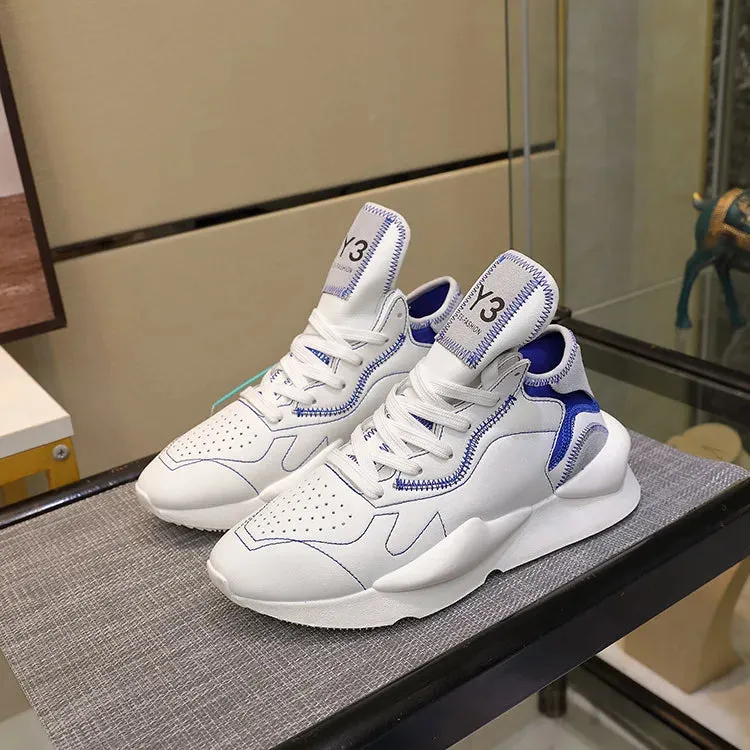 Chaussures luxe chic haute couture Y3 - 2025 / 2025New Sneakers Luxury Brands fashion leisure men and women shoes leather sports running shoes KGDB Y3 lovers Designer shoes NY
