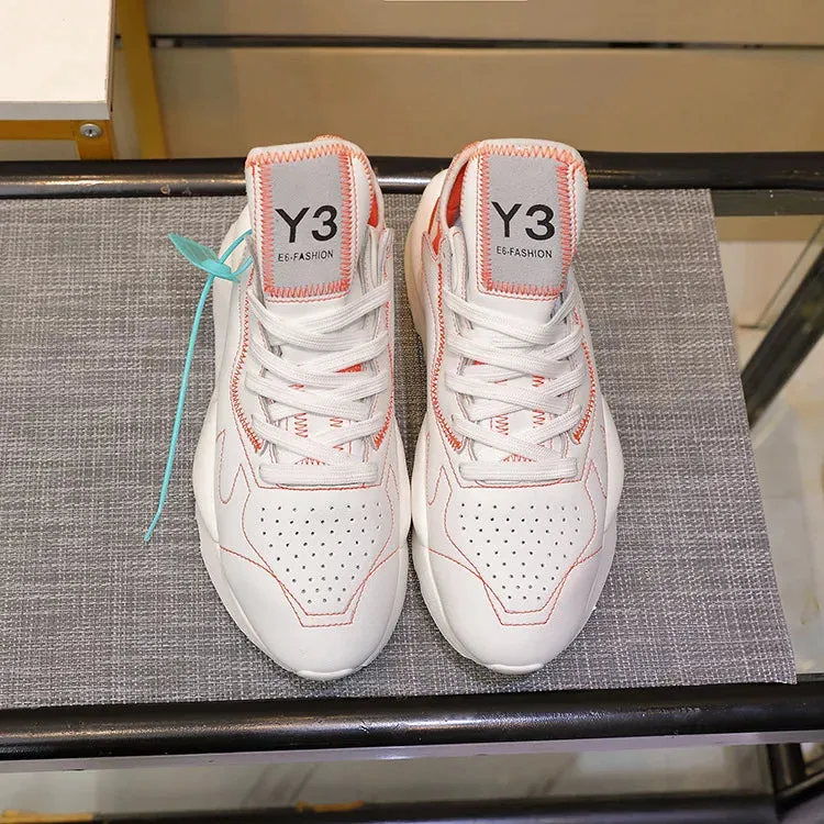 Chaussures luxe chic haute couture Y3 - 2025 / 2025New Sneakers Luxury Brands fashion leisure men and women shoes leather sports running shoes KGDB Y3 lovers Designer shoes NY
