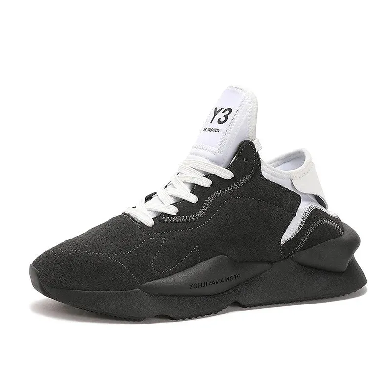 Chaussures luxe chic haute couture Y3 - 2025 / 2025New Sneakers Luxury Brands fashion leisure men and women shoes leather sports running shoes KGDB Y3 lovers Designer shoes NY
