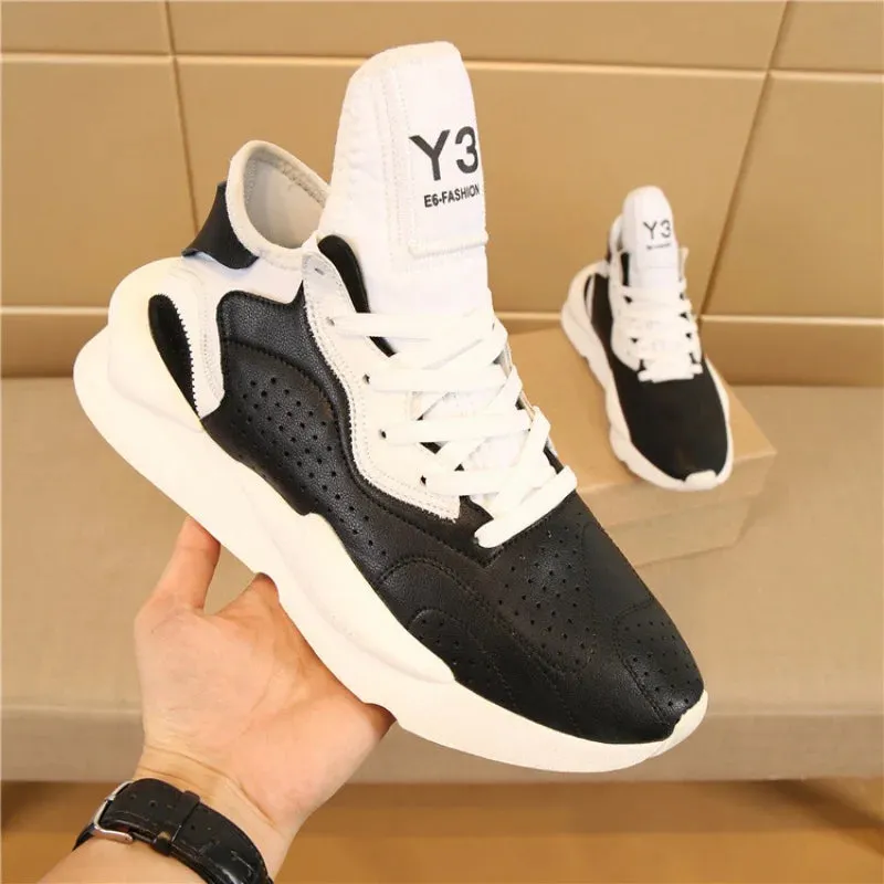 Chaussures luxe chic haute couture Y3 - 2025 / 2025New Sneakers Luxury Brands fashion leisure men and women shoes leather sports running shoes KGDB Y3 lovers Designer shoes NY