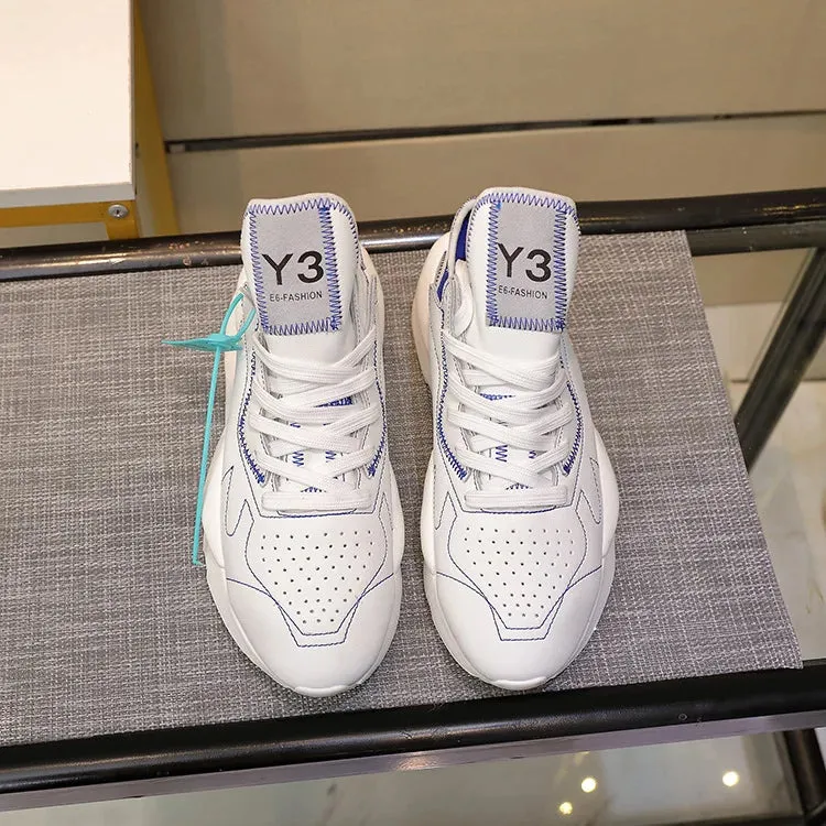 Chaussures luxe chic haute couture Y3 - 2025 / 2025New Sneakers Luxury Brands fashion leisure men and women shoes leather sports running shoes KGDB Y3 lovers Designer shoes NY
