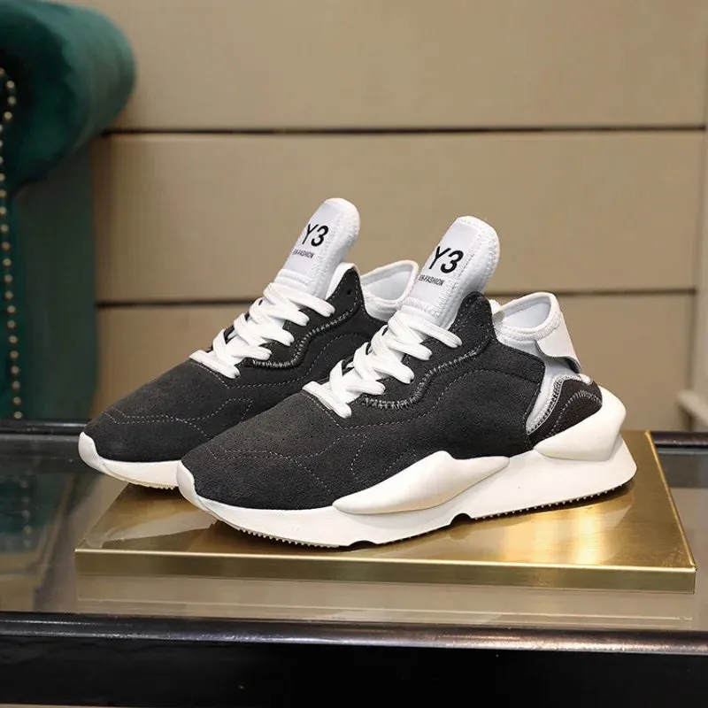 Chaussures luxe chic haute couture Y3 - 2025 / 2025New Sneakers Luxury Brands fashion leisure men and women shoes leather sports running shoes KGDB Y3 lovers Designer shoes NY