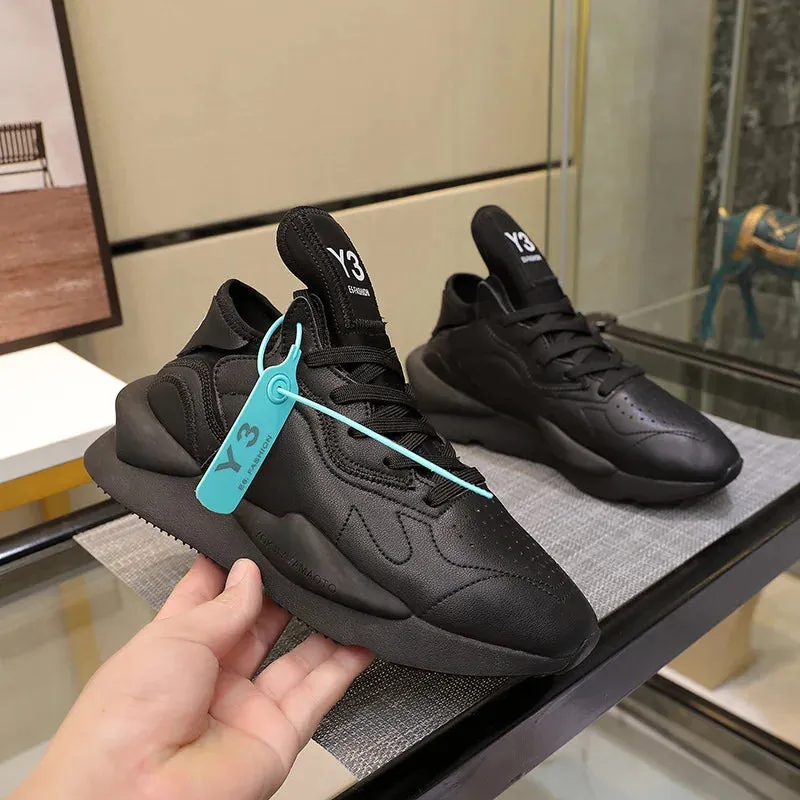 Chaussures luxe chic haute couture Y3 - 2025 / 2025New Sneakers Luxury Brands fashion leisure men and women shoes leather sports running shoes KGDB Y3 lovers Designer shoes NY