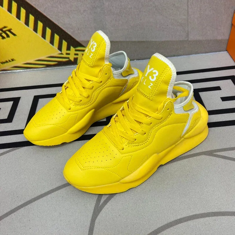 Chaussures luxe chic haute couture Y3 - 2025 / 2025New Sneakers Luxury Brands fashion leisure men and women shoes leather sports running shoes KGDB Y3 lovers Designer shoes NY