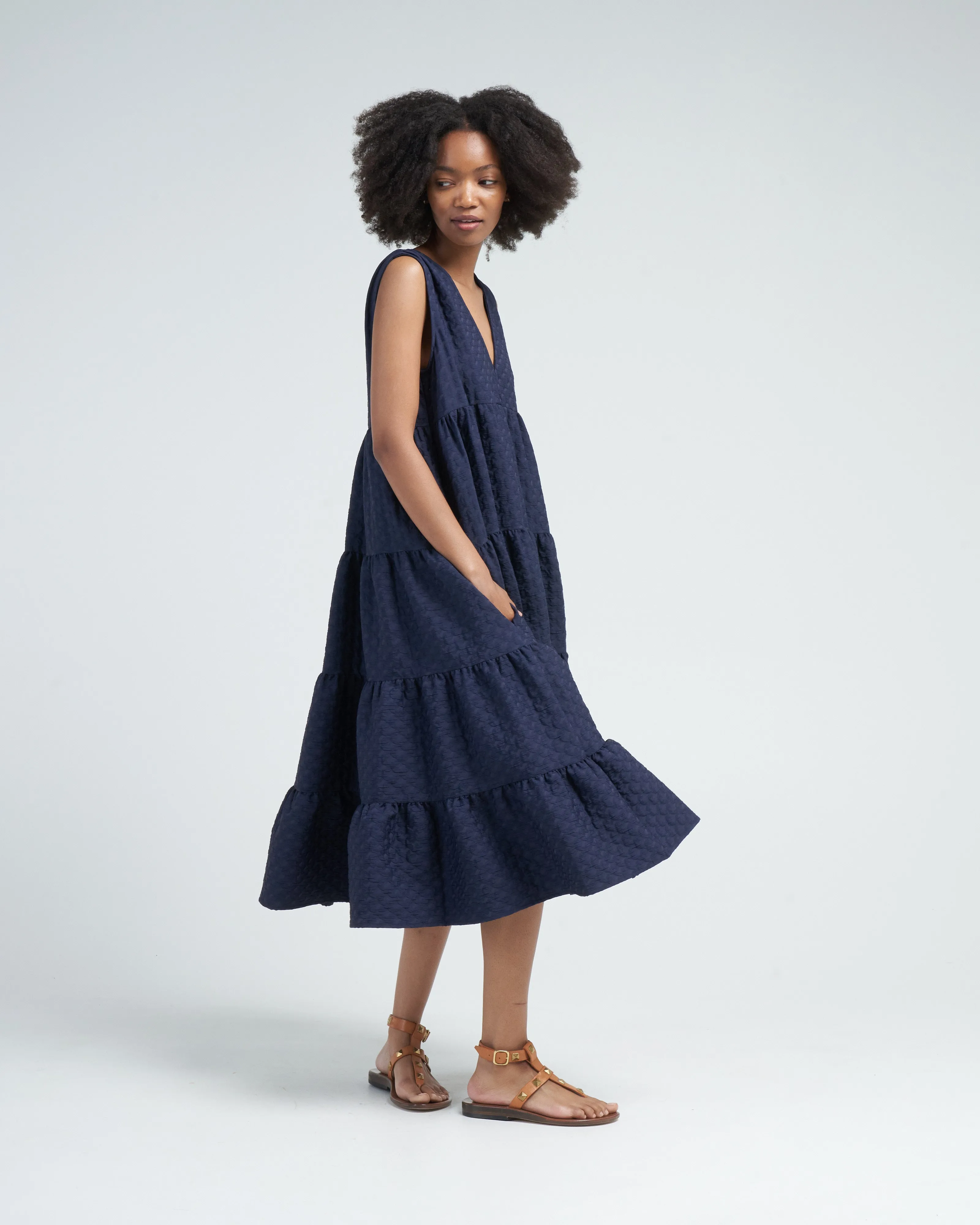 chelsea dress - navy