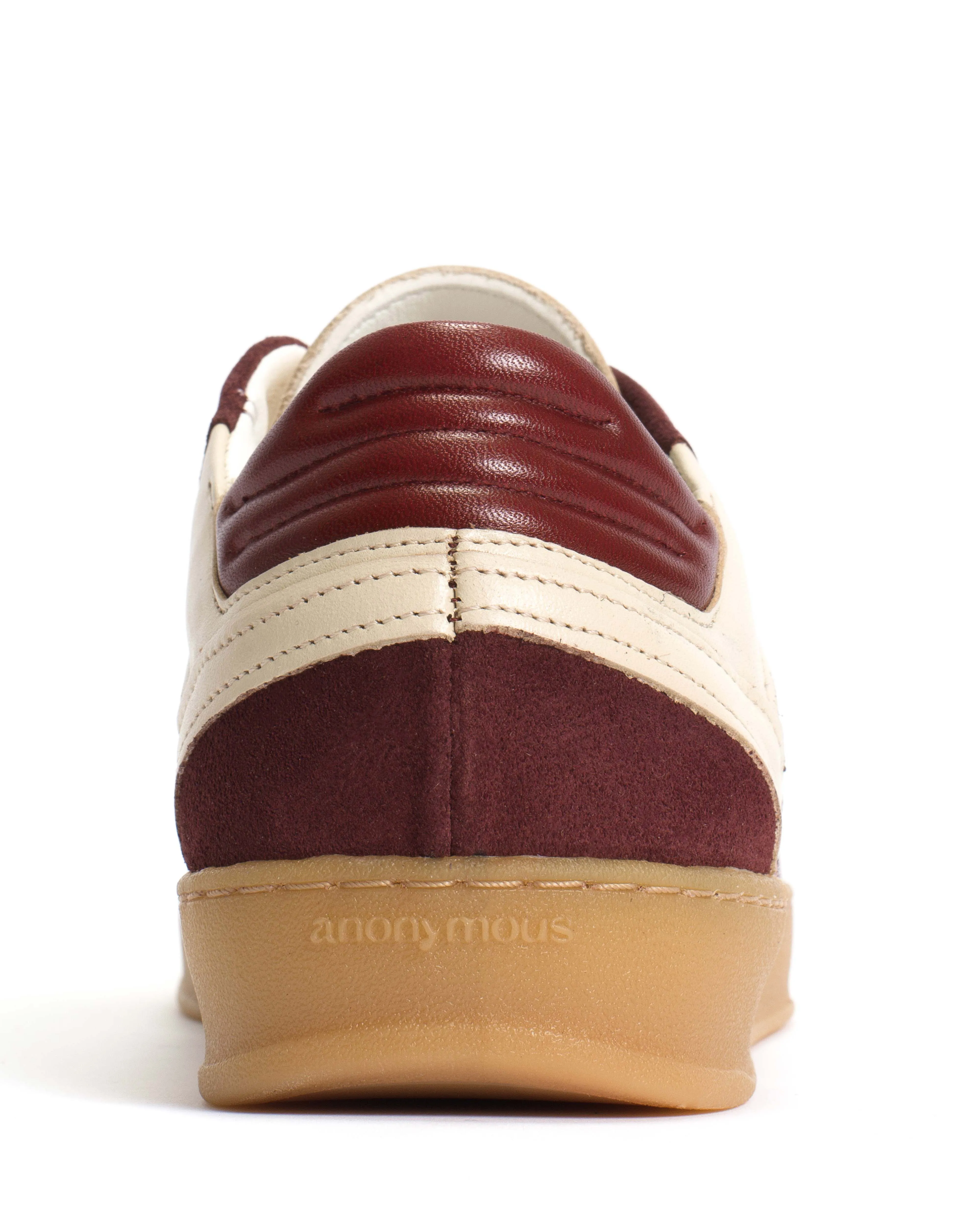 Dabbie Calf suede & soft calf dual & tri color Pomegranate & white sand & pomegranate