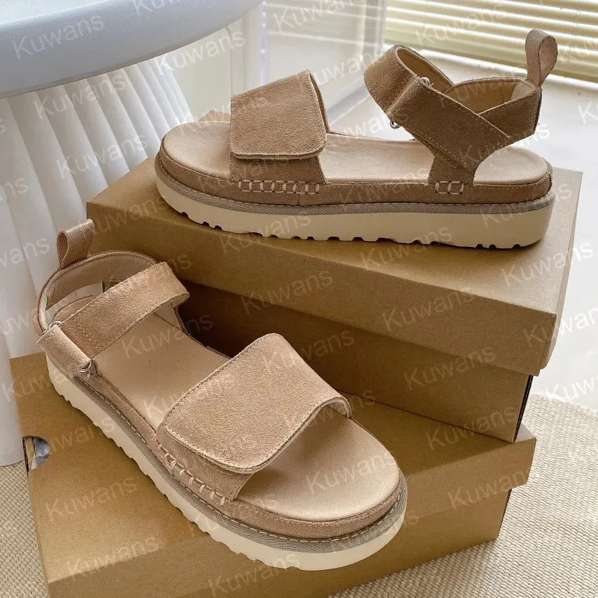 Designer Goldenstar Clog Slippers Clogs Hi Slides Dad Sandal Golden star Beach Women Men Tazz Tasman Fall Driftwood Chestnut Winter Summer Size 35-45