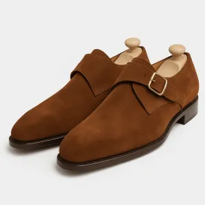 Domoir | Suede Monk Strap Loafers