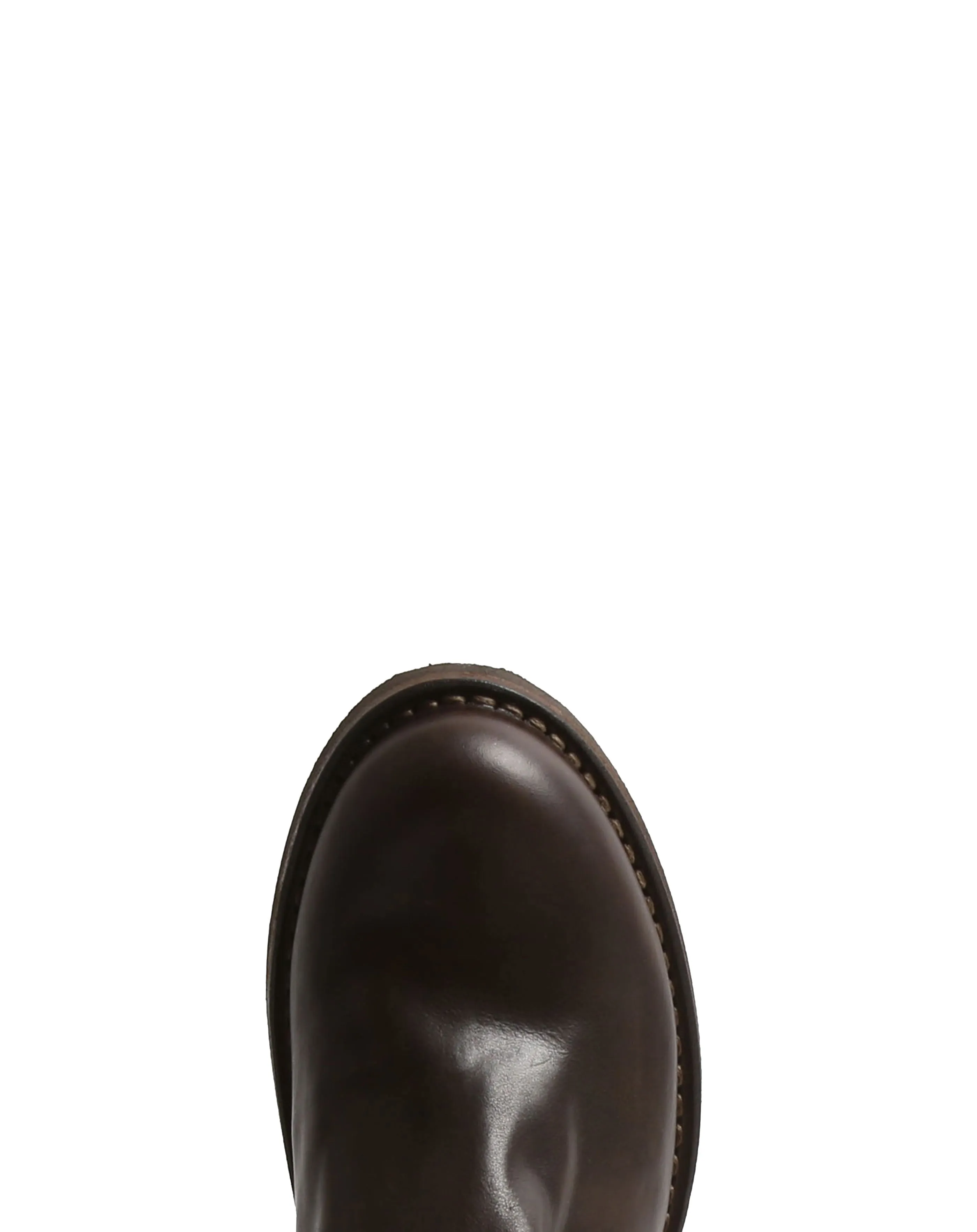 EFFIE Brown Leather Tall Boots