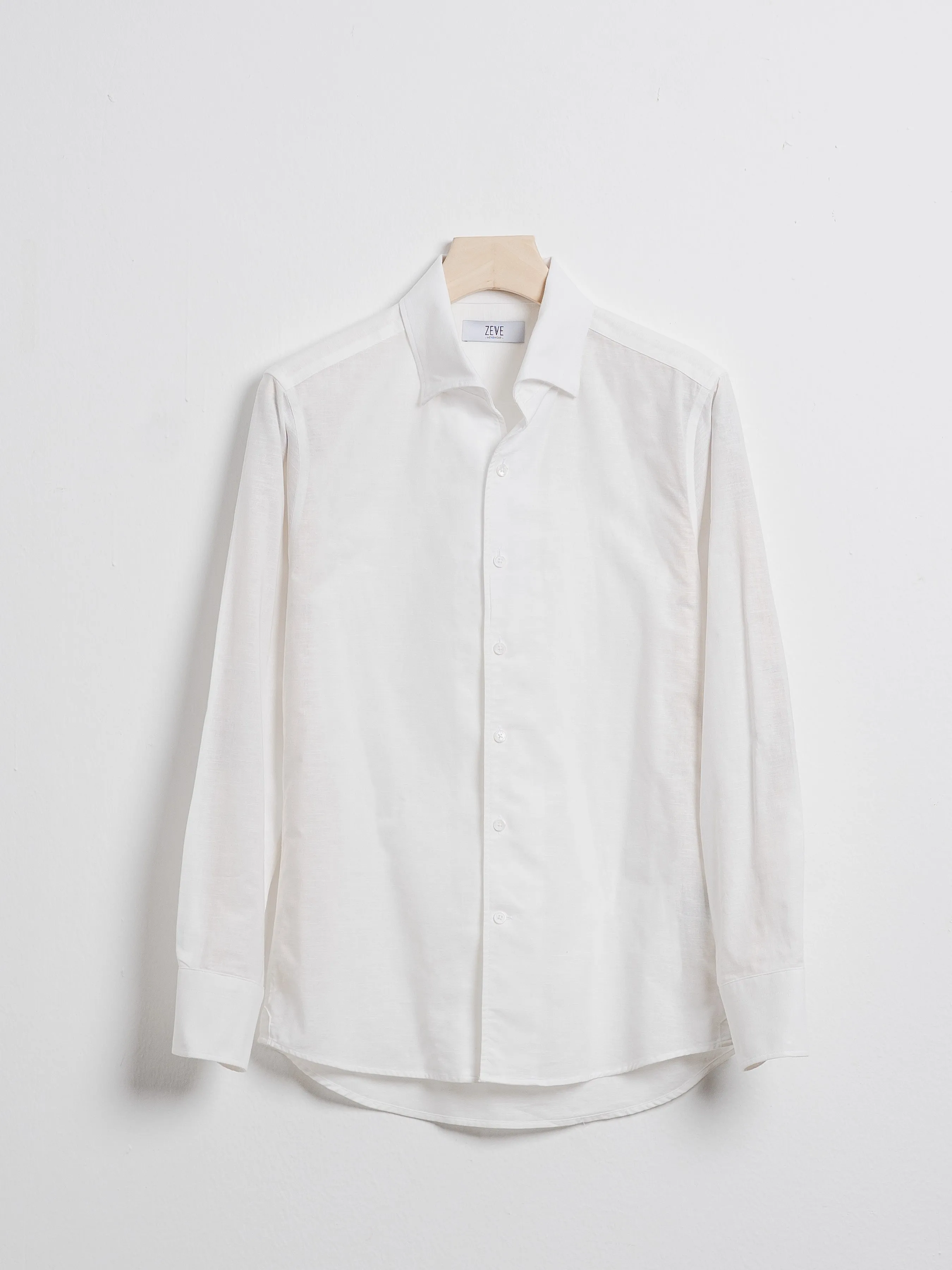 Emanuel Formal Shirt - White One-piece Collar