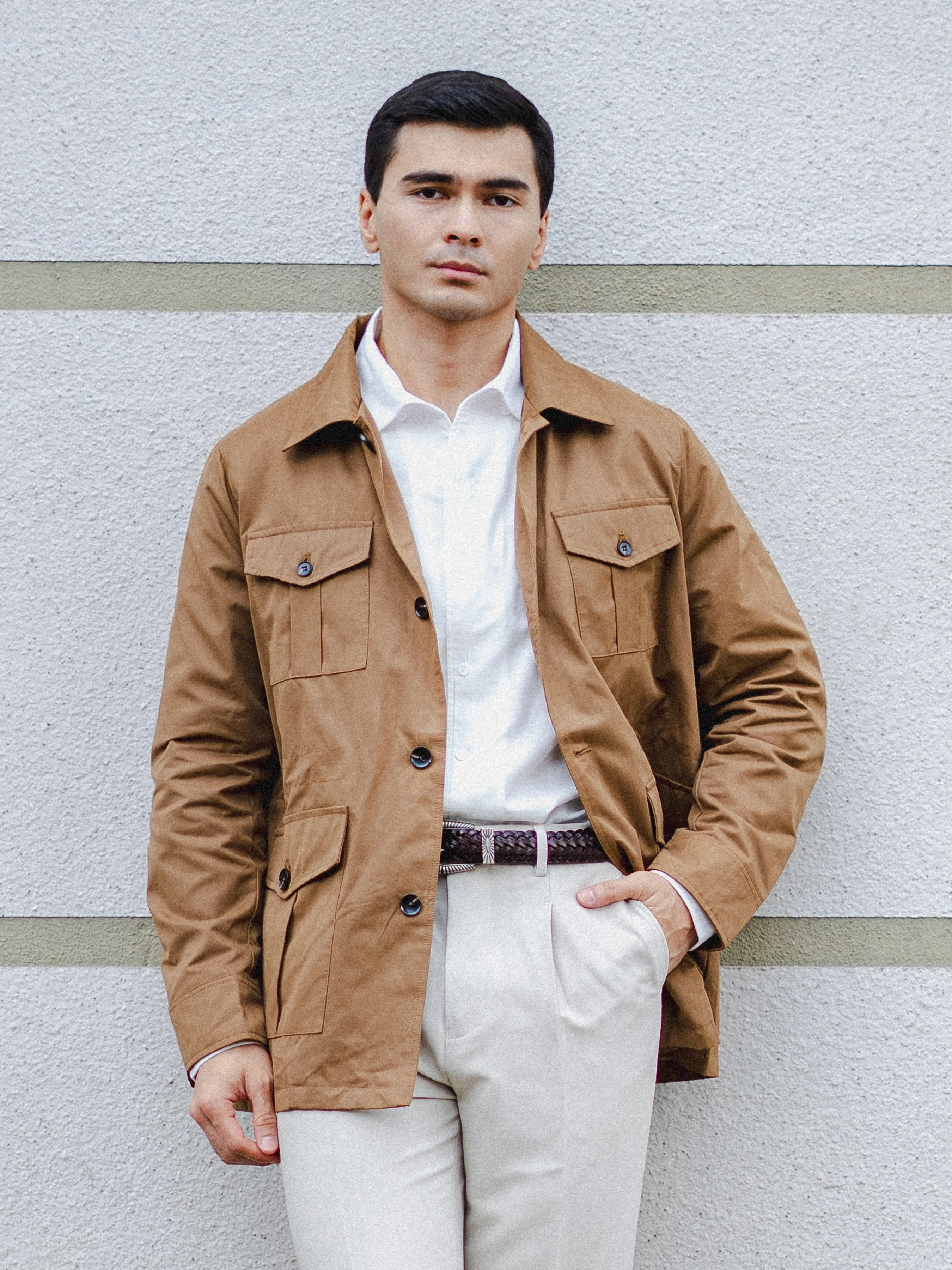 Emanuel Formal Shirt - White One-piece Collar