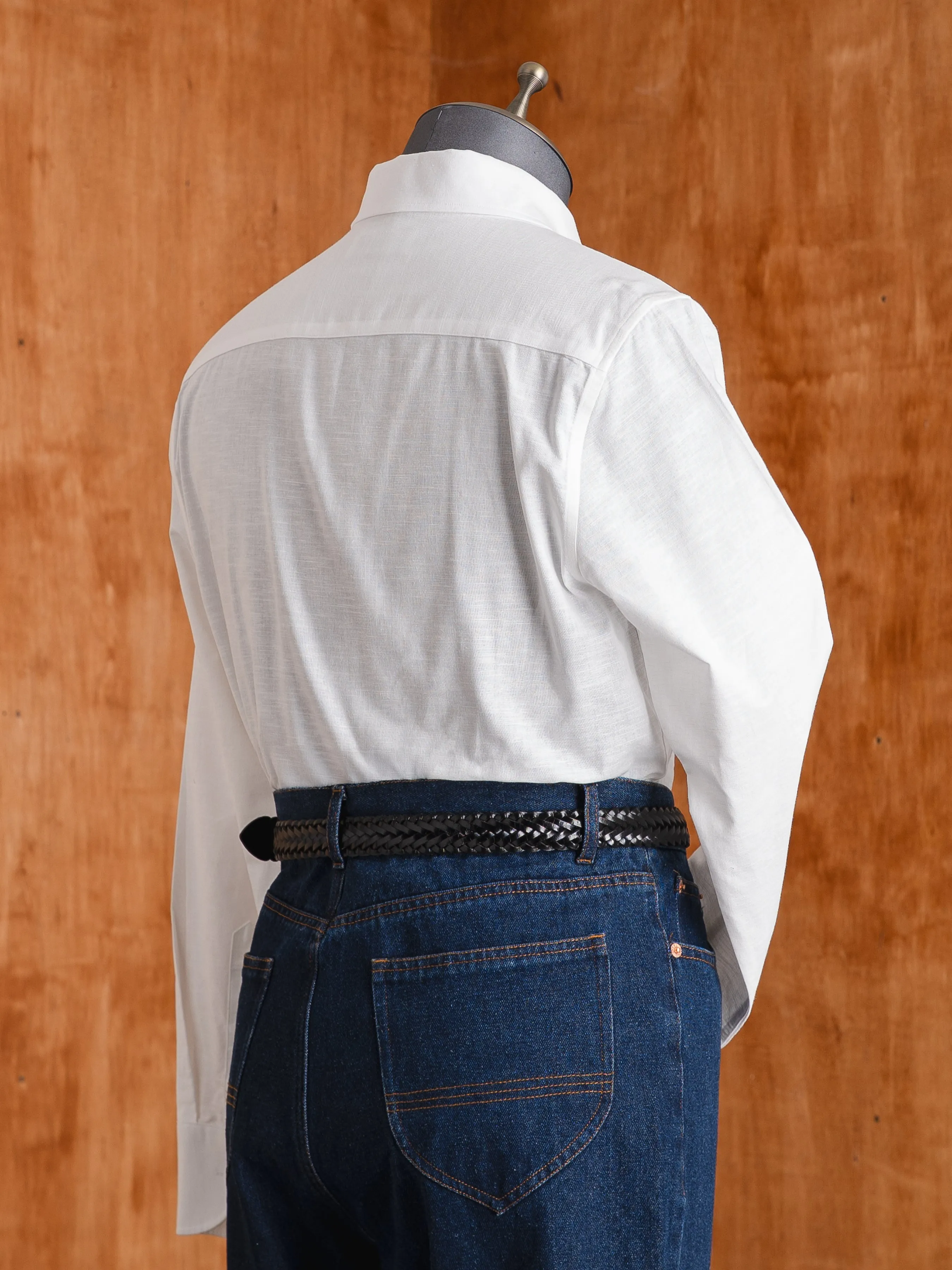 Emanuel Formal Shirt - White One-piece Collar