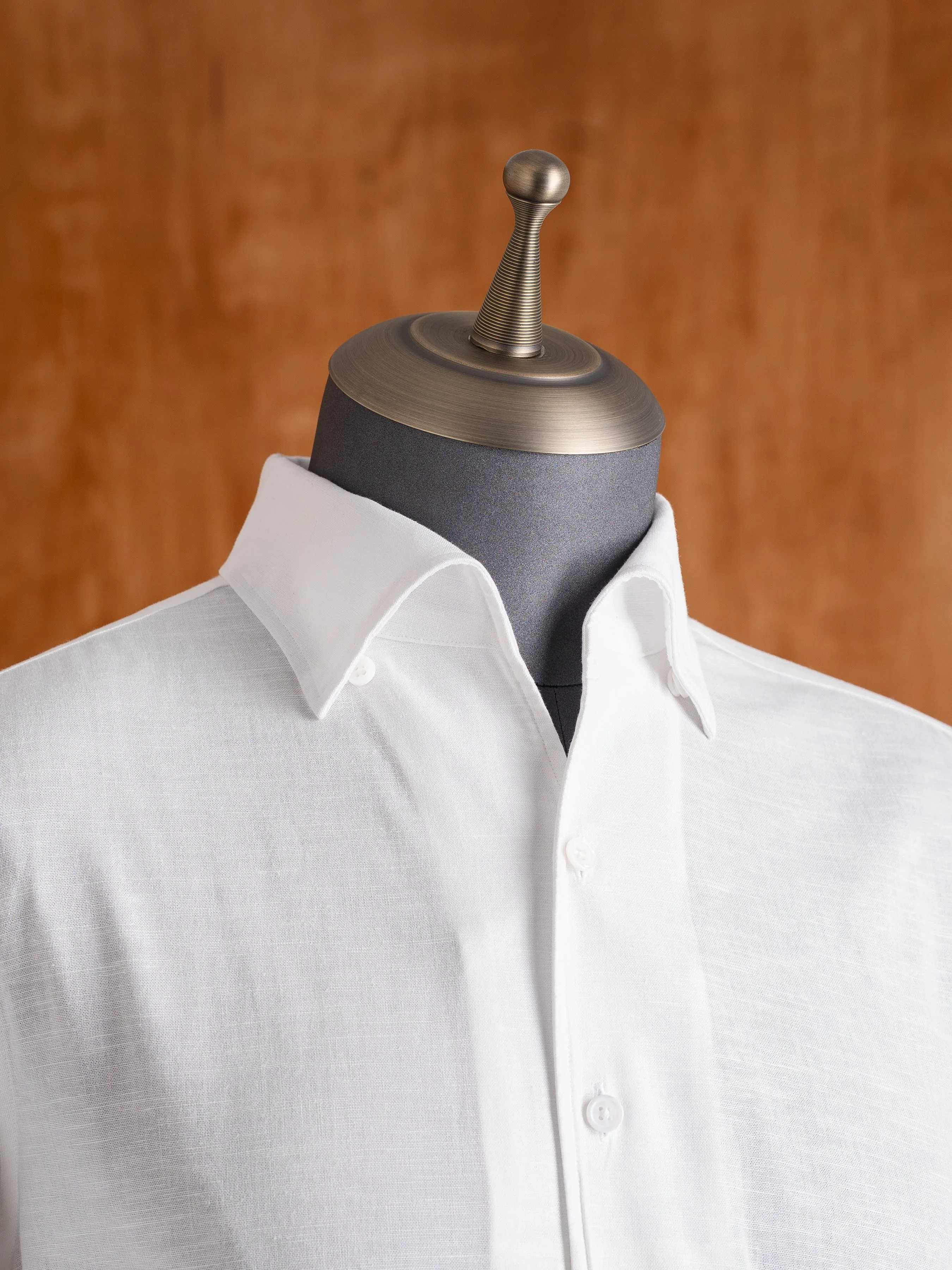 Emanuel Formal Shirt - White One-piece Collar