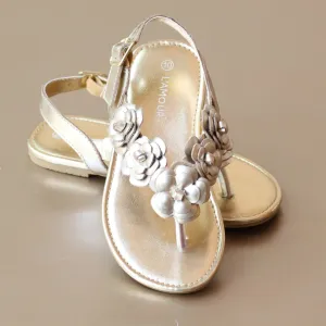 FINAL SALE - L'Amour Girls Sakura Blossom Sandal